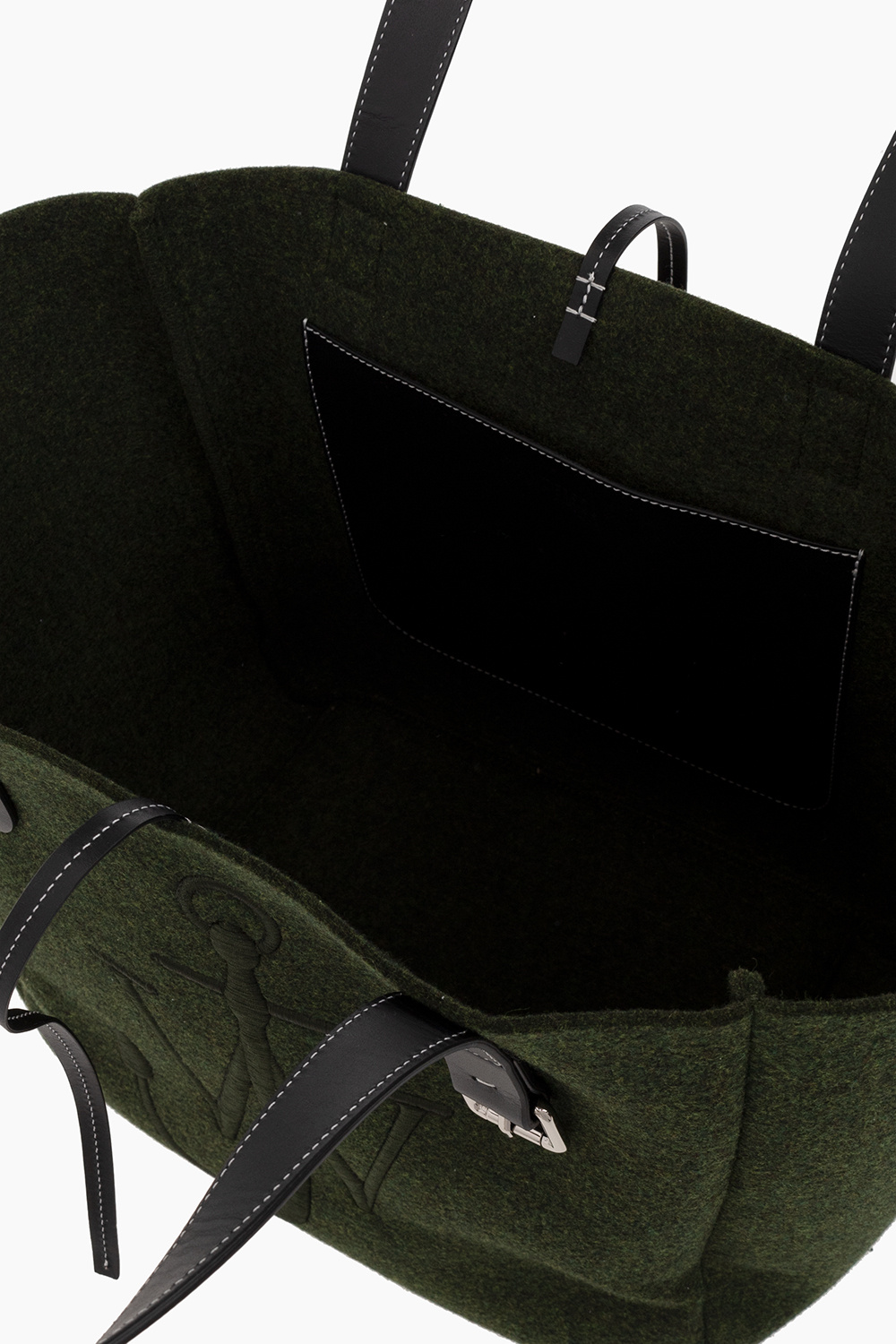 【関税込み】Belt Shopper Bag - J.W. Anderson - Wool - Green JW Anderson Belt tote bag JW Anderson
